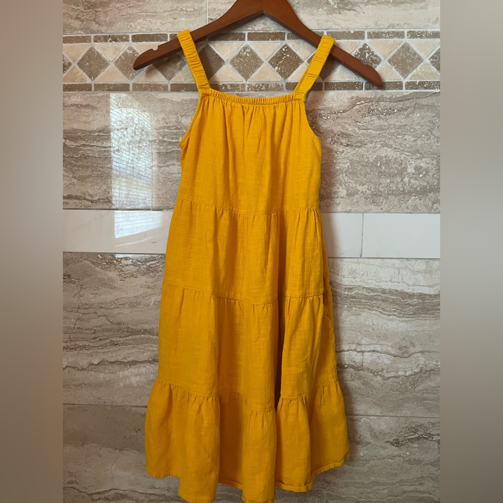 Cat & Jack Yellow Tiered Dress